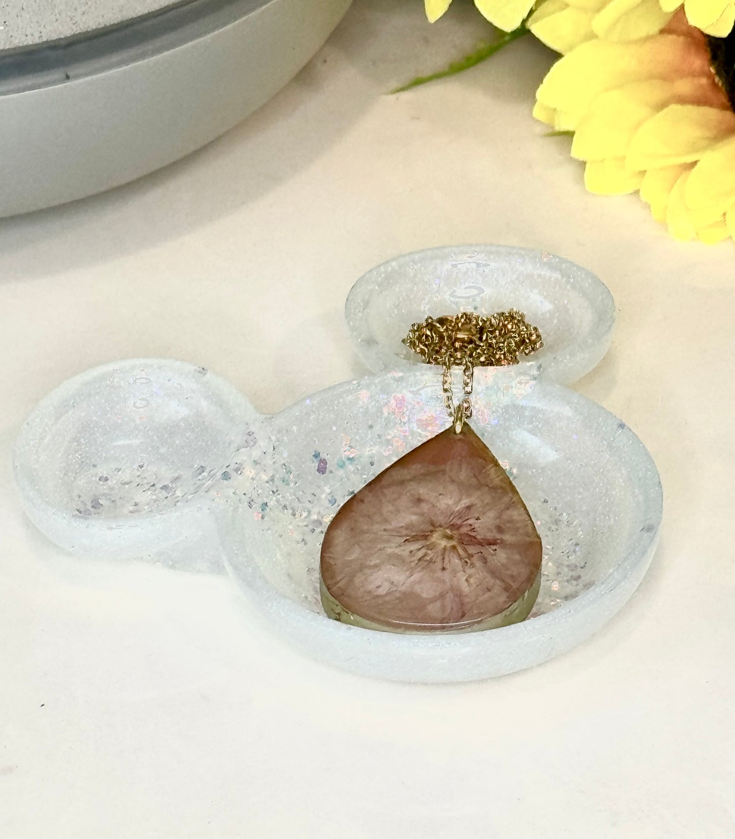 Bohemian Seasons - Spring Pendant | Handmade Floral Resin Necklace