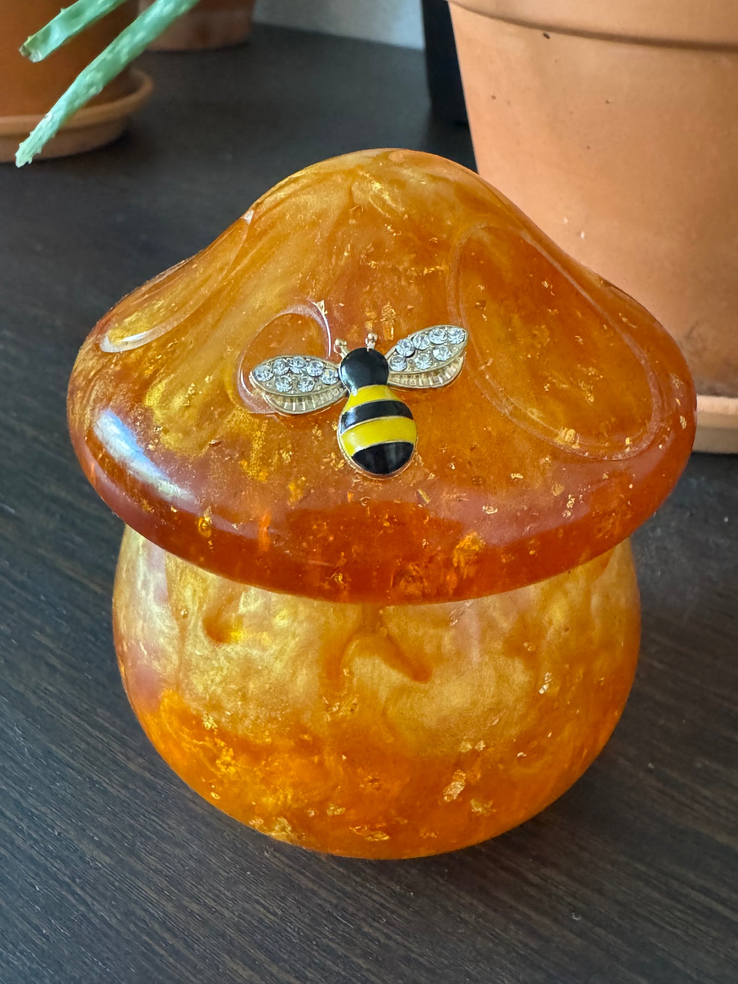 Mystical Mushroom Trinket Box – Handcrafted Resin Storage for Small Keepsakes | Mother’s Day Gift | Unique Gifts