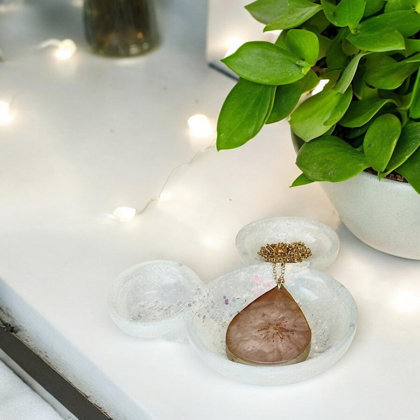 Bohemian Seasons - Spring Pendant | Handmade Floral Resin Necklace