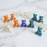 Set of 10 Sparkly Teddy Bear Pocket Hugs | Personalized Family Gifts | Heartfelt Bear Token | Unique Gifts